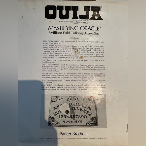 OUIJA Parker Bros Board - Picture 6 of 7